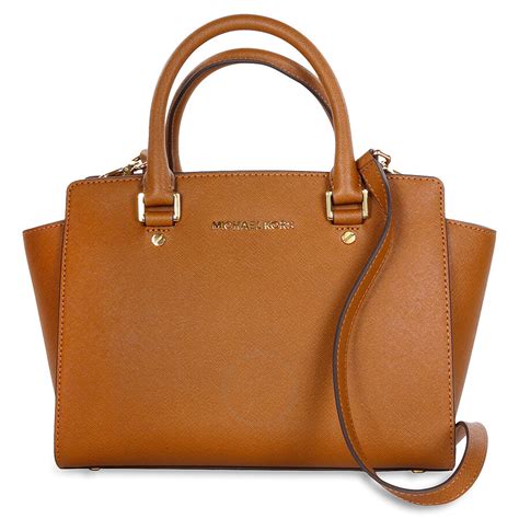 michael kors medium satchel selma|selma saffiano leather medium satchel.